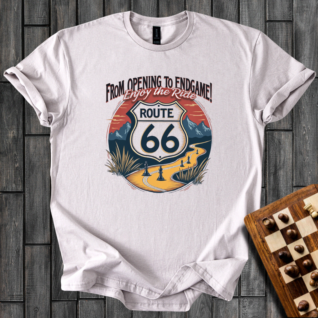 Chess Route 66 T-Shirt
