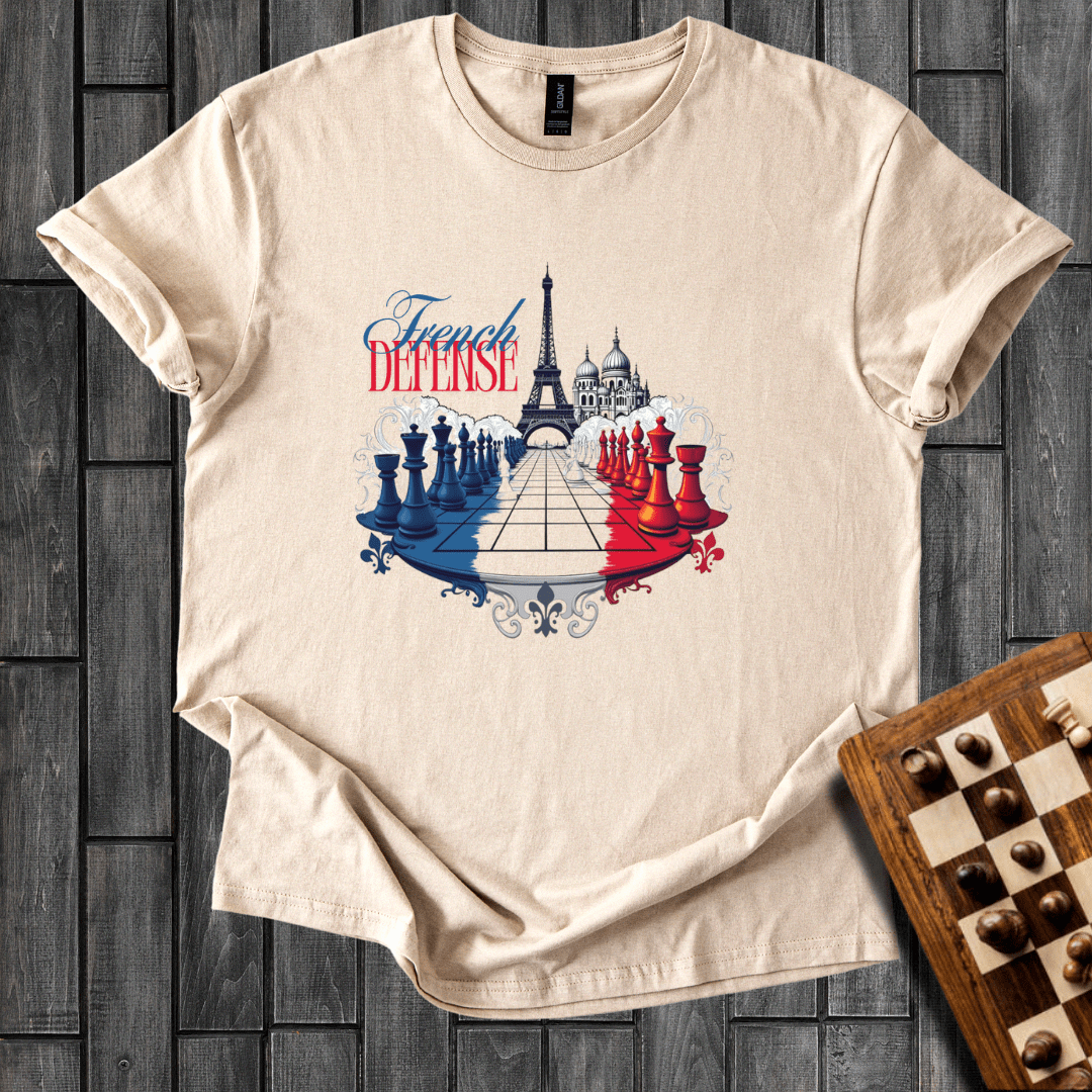 French Defense Chess T-Shirt