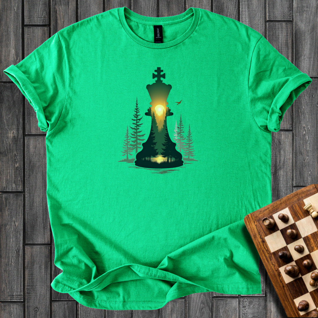 Majestic Dawn Chess King T-Shirt