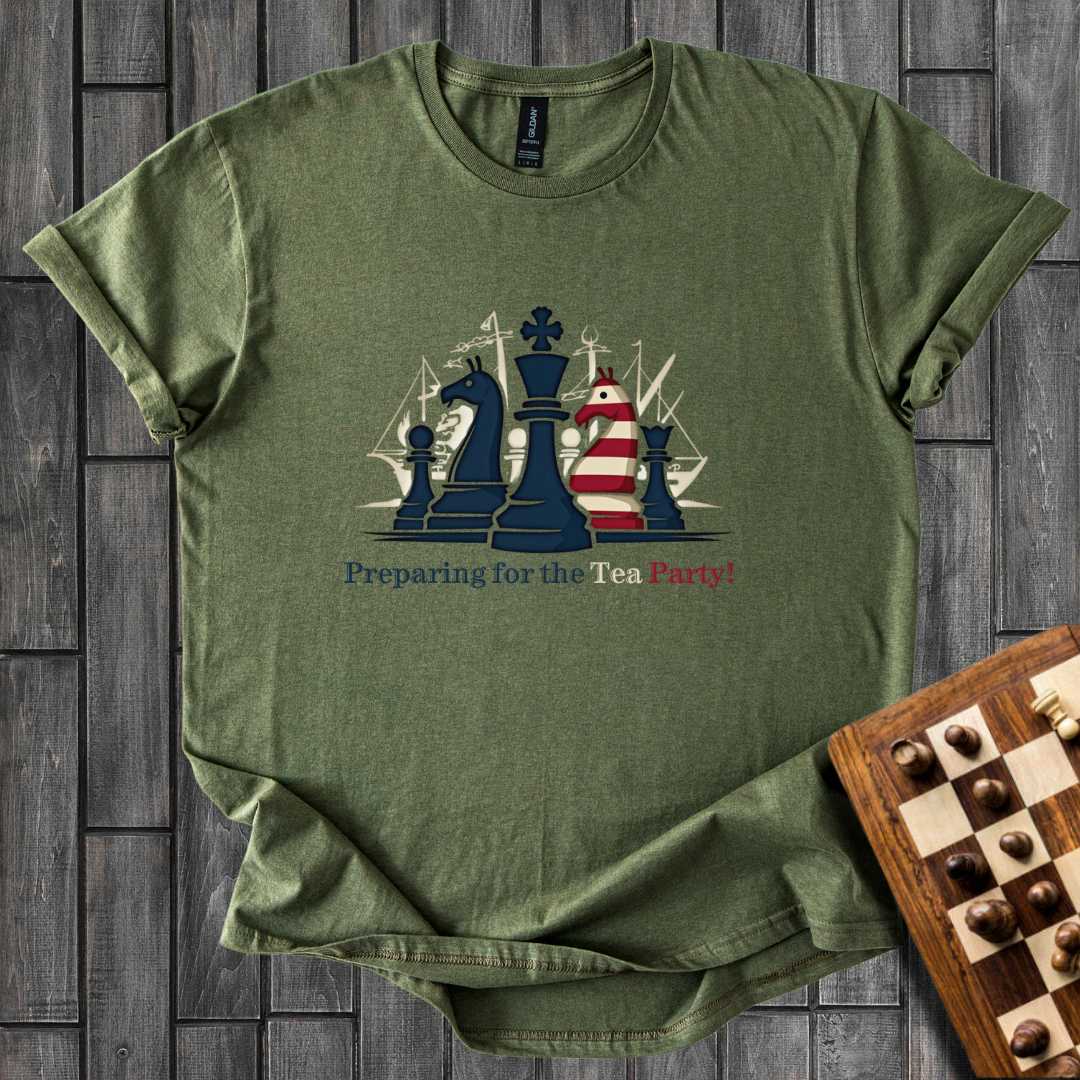 Preparing For The Tea Party Chess T-Shirt
