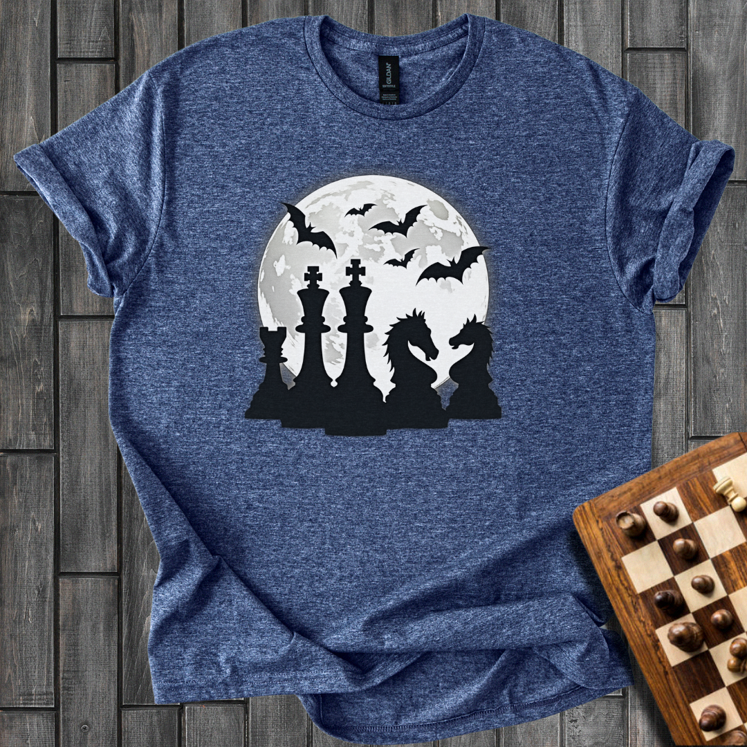Moonlit Tactics Chess T-Shirt