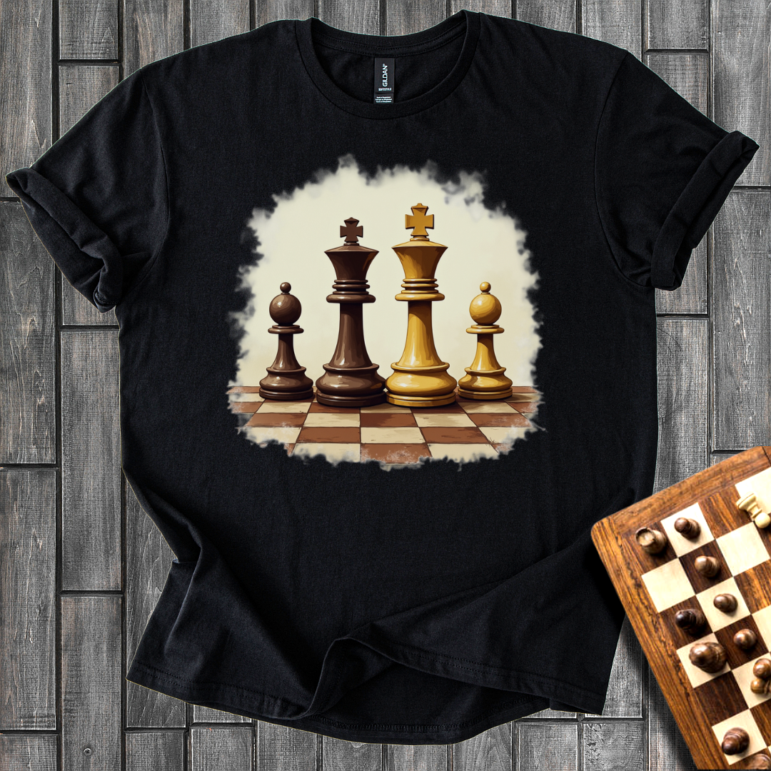 White and Dark Chocolate Chess T-Shirt