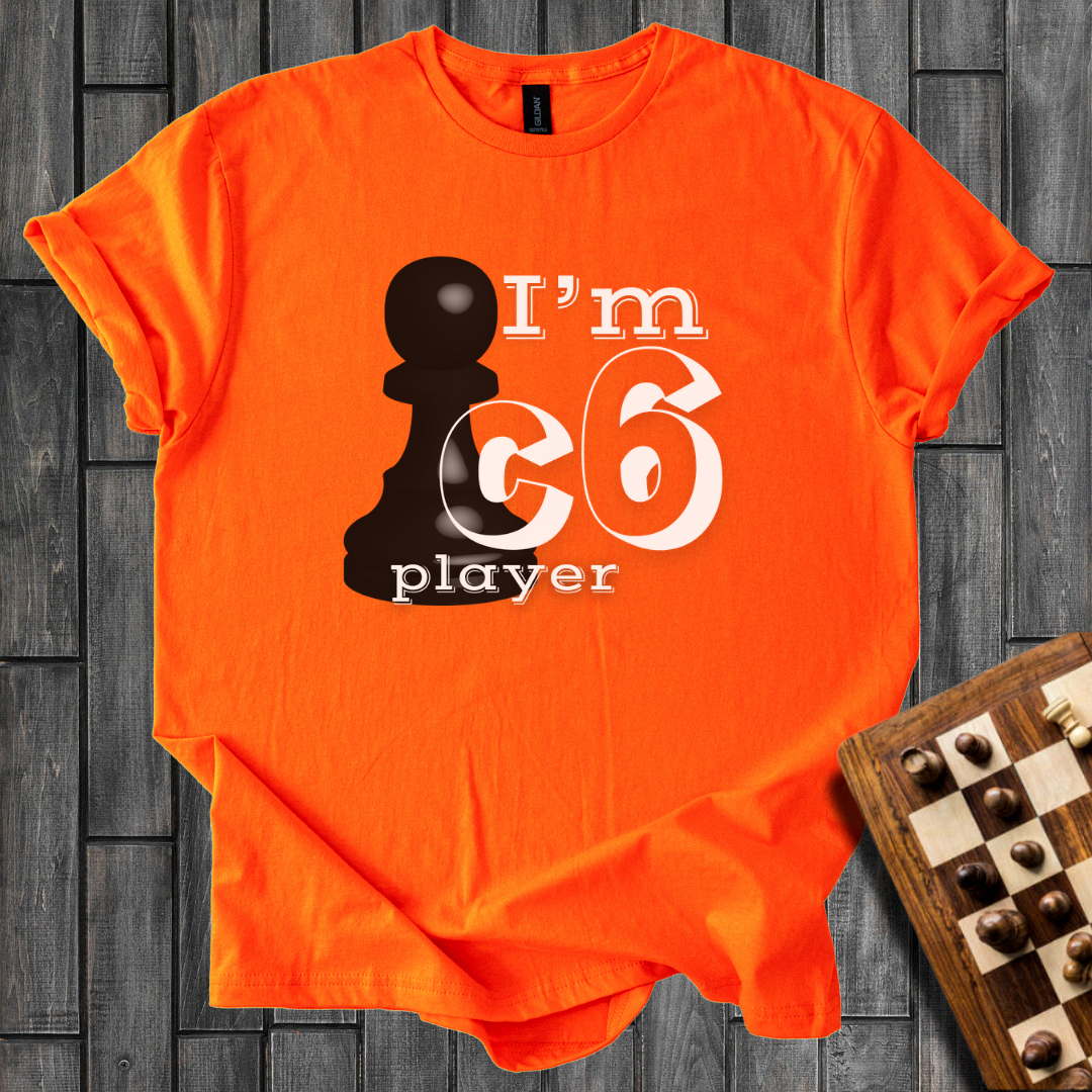 c6 Player Chess T-Shirt