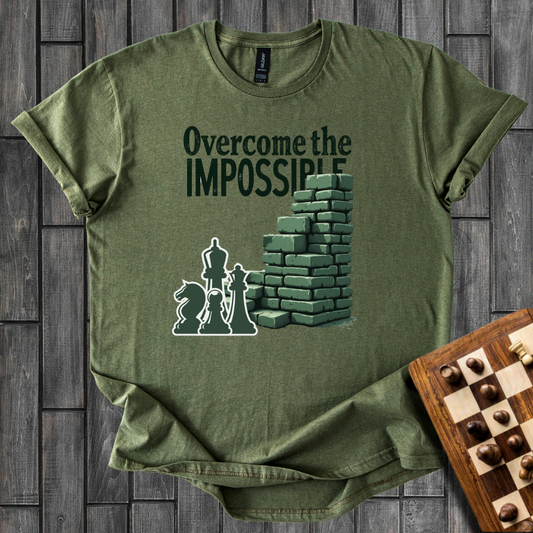 Overcome The Impossible Chess T-Shirt