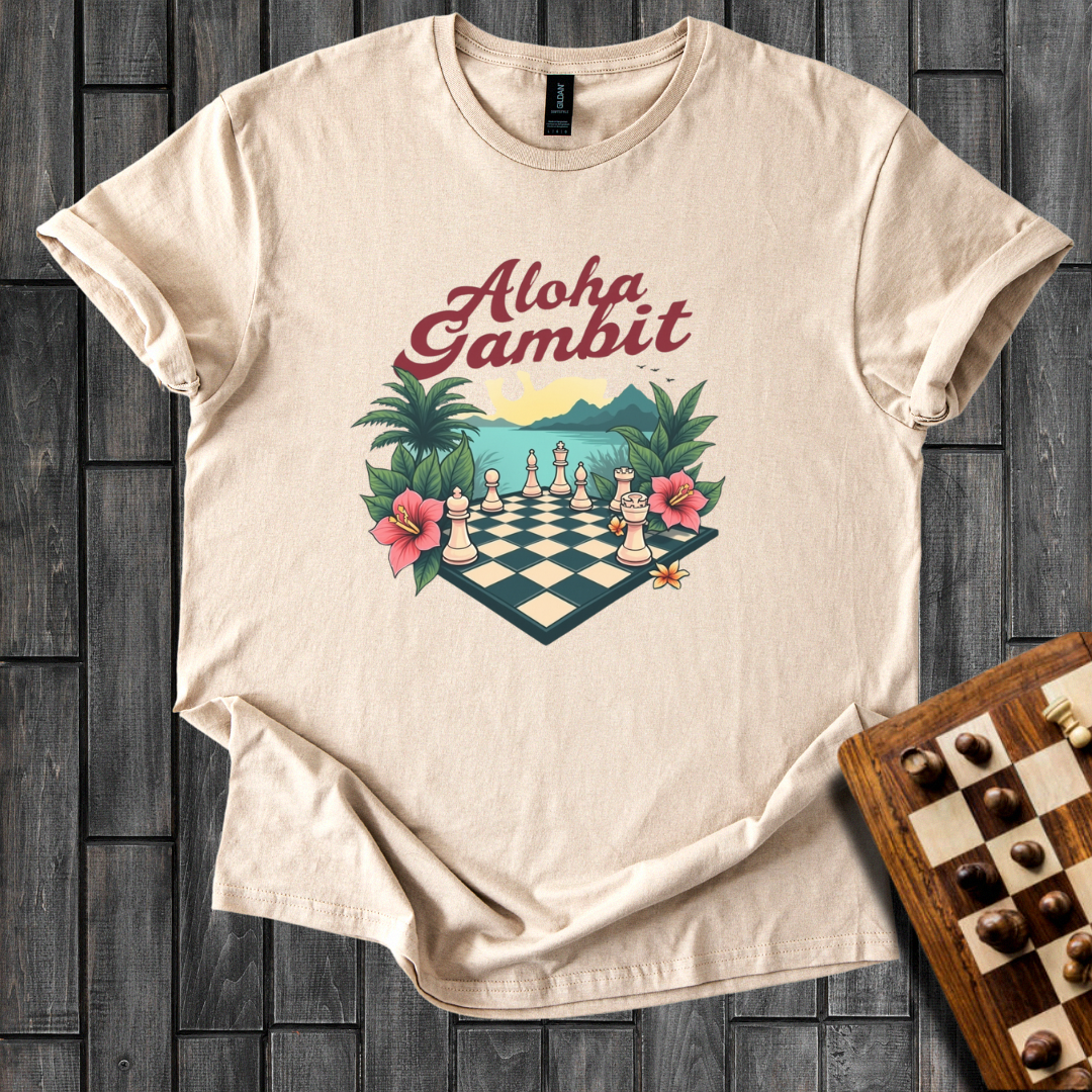 Aloha Gambit Chess T-Shirt