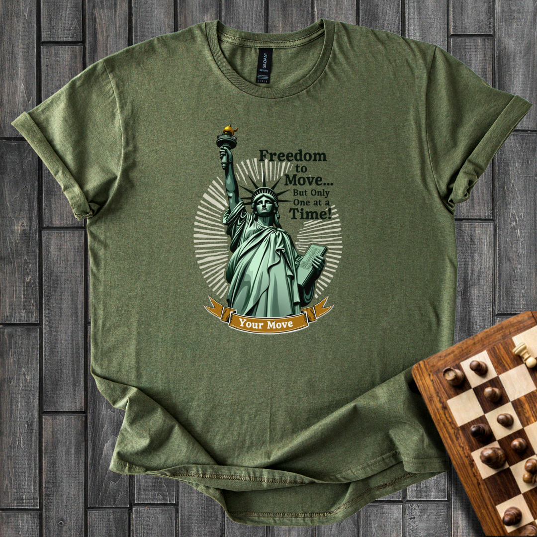 Freedom to Move Chess T-Shirt