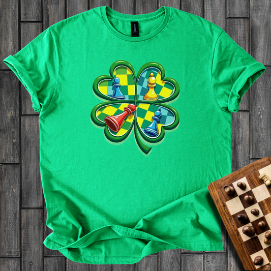 Lucky Chess Clover T-Shirt