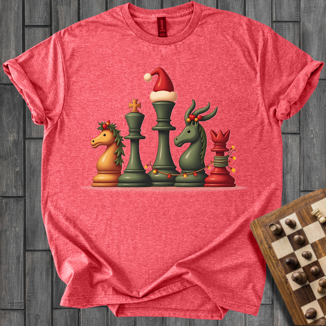 Festive Chess Pieces T-Shirt