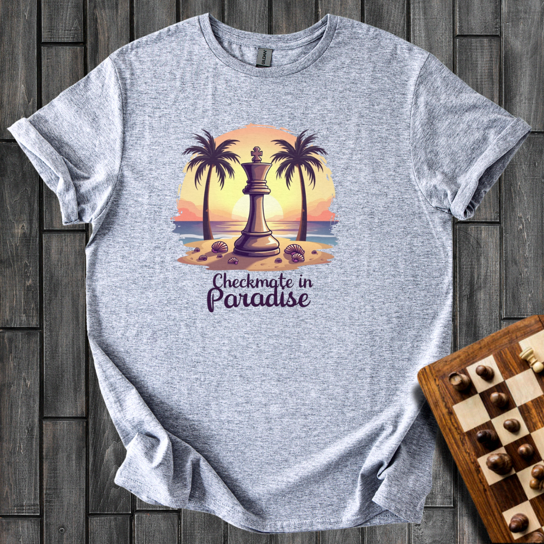 Checkmate in Paradise Chess T-Shirt
