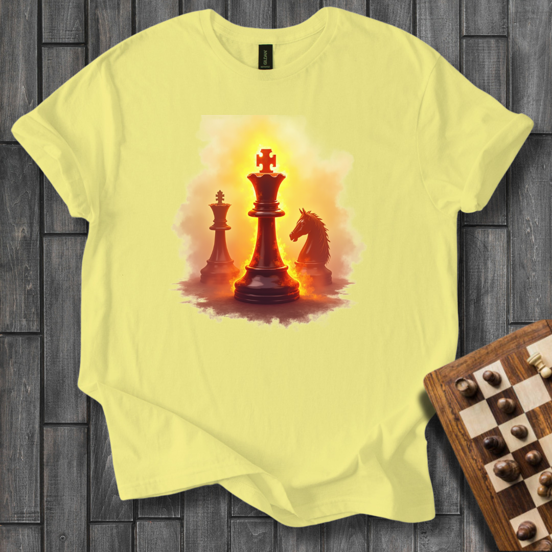 Fiery Chess King T-Shirt