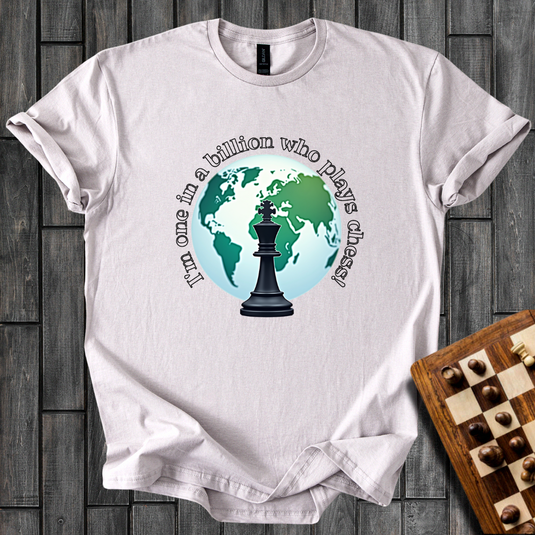 One in a Billion Chess T-Shirt