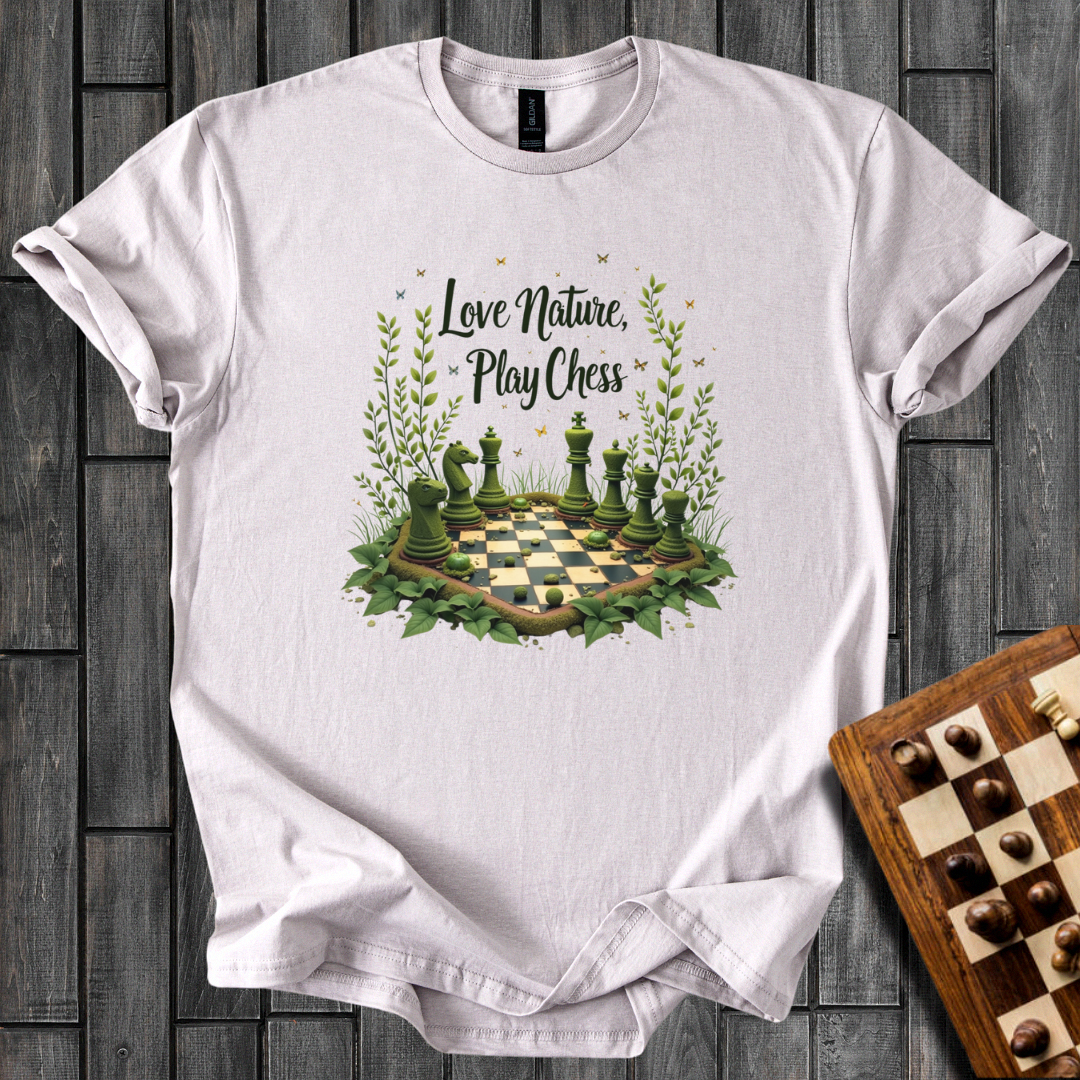 Love Nature, Play Chess T-Shirt