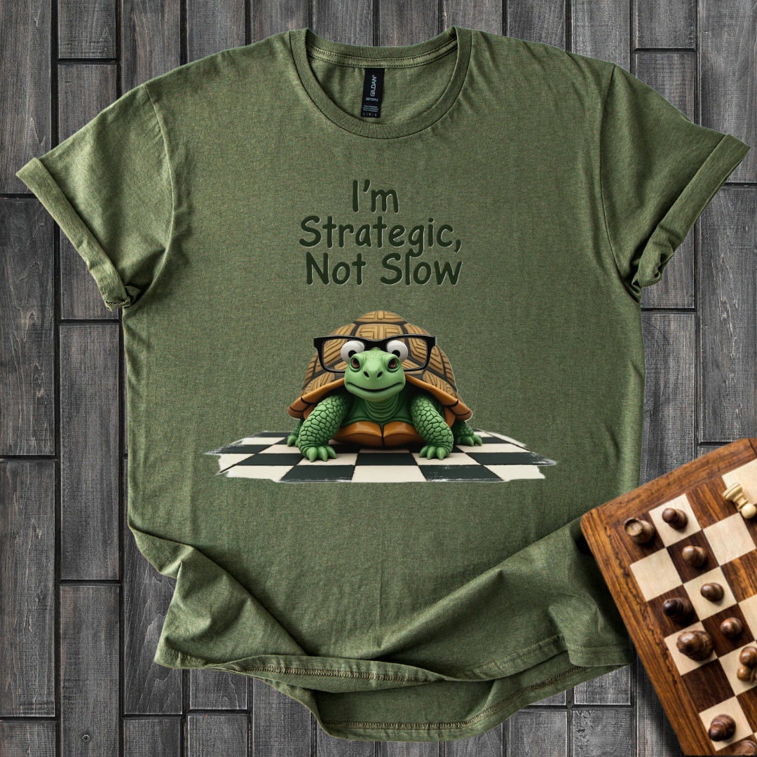 Turtle Patience And Tactics Chess T-Shirt