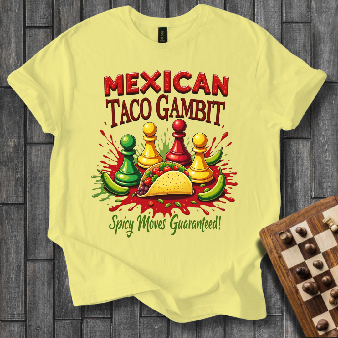 Taco Gambit Chess T-Shirt
