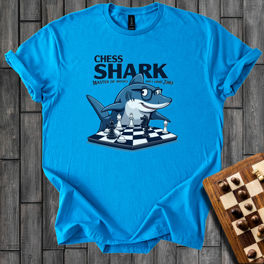 Shark Strategy Chess T-Shirt