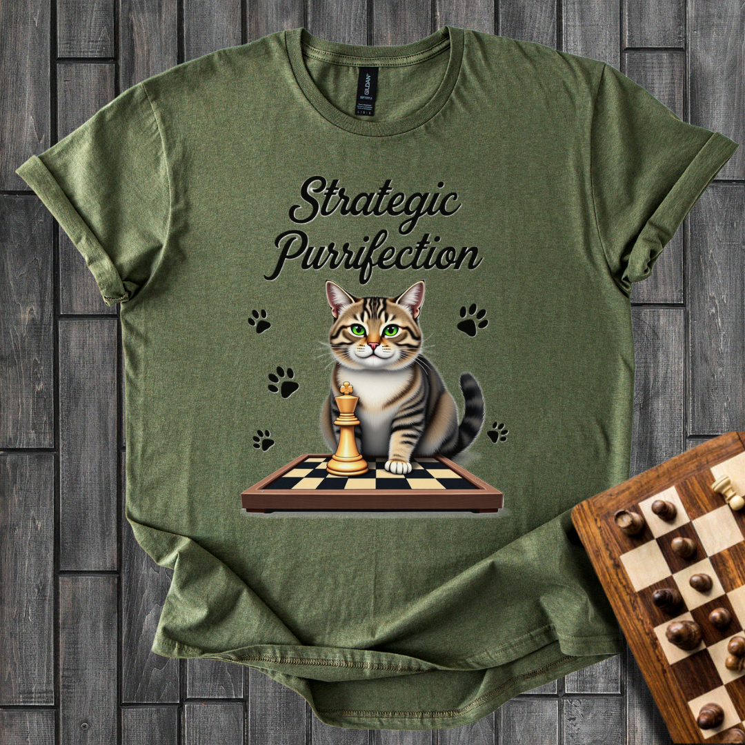 Purr Powerfull Chess T-Shirt
