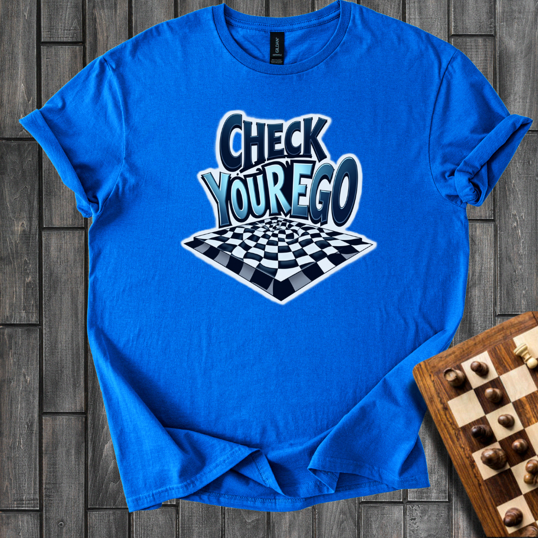 Check Your Ego Chess T-Shirt