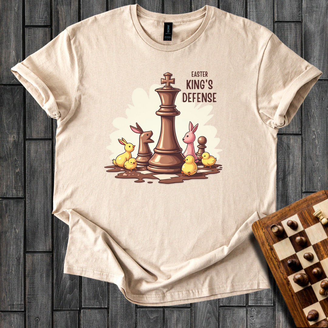 Easter King's Defense Chess T-Shirt
