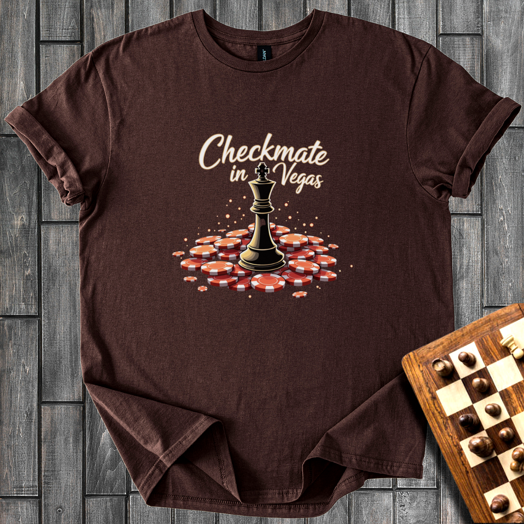 Checkmate in Vegas Chess T-Shirt