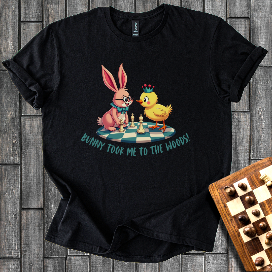 Bunny and Chicken Chess T-Shirt
