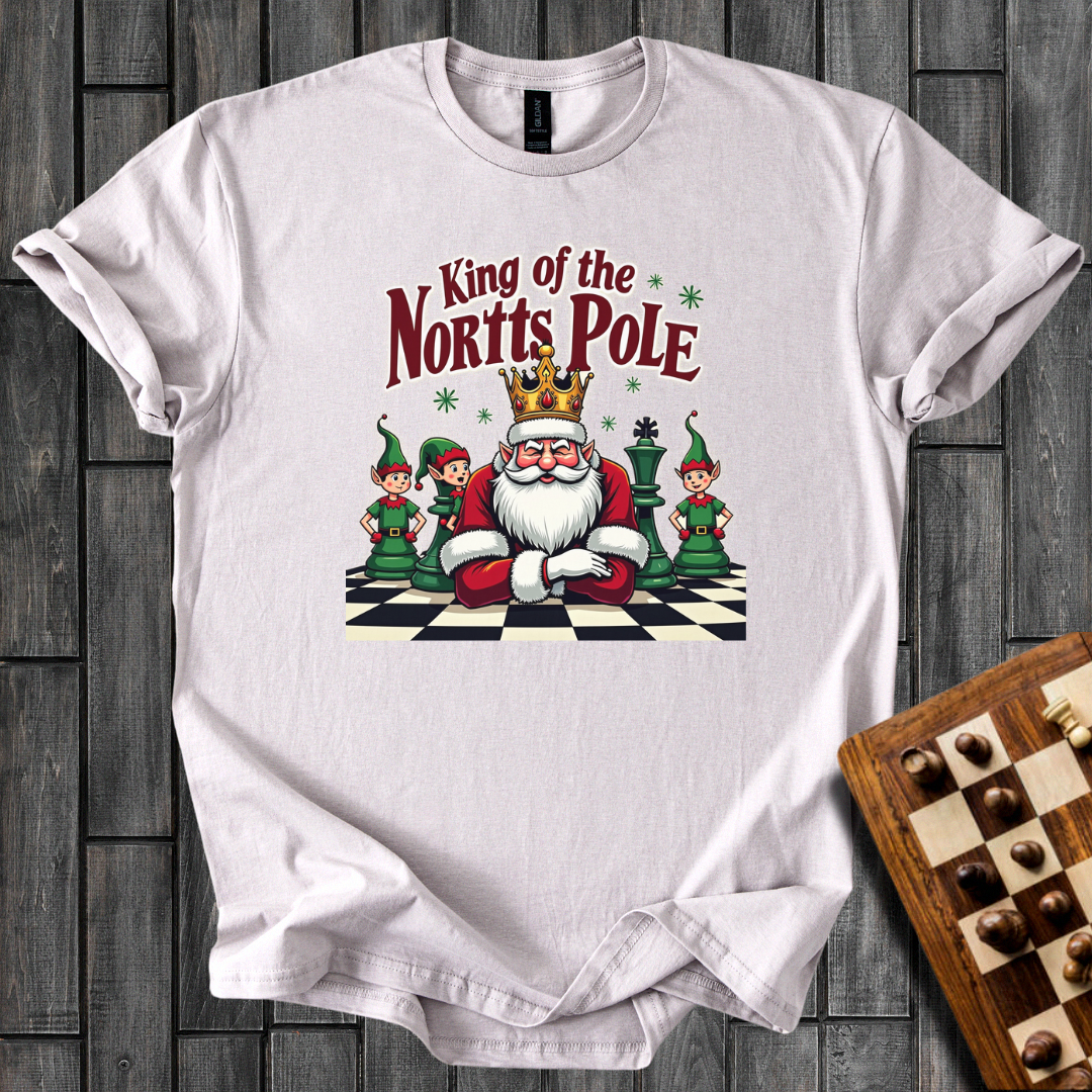 King of the Arctic Throne Chess T-Shirt