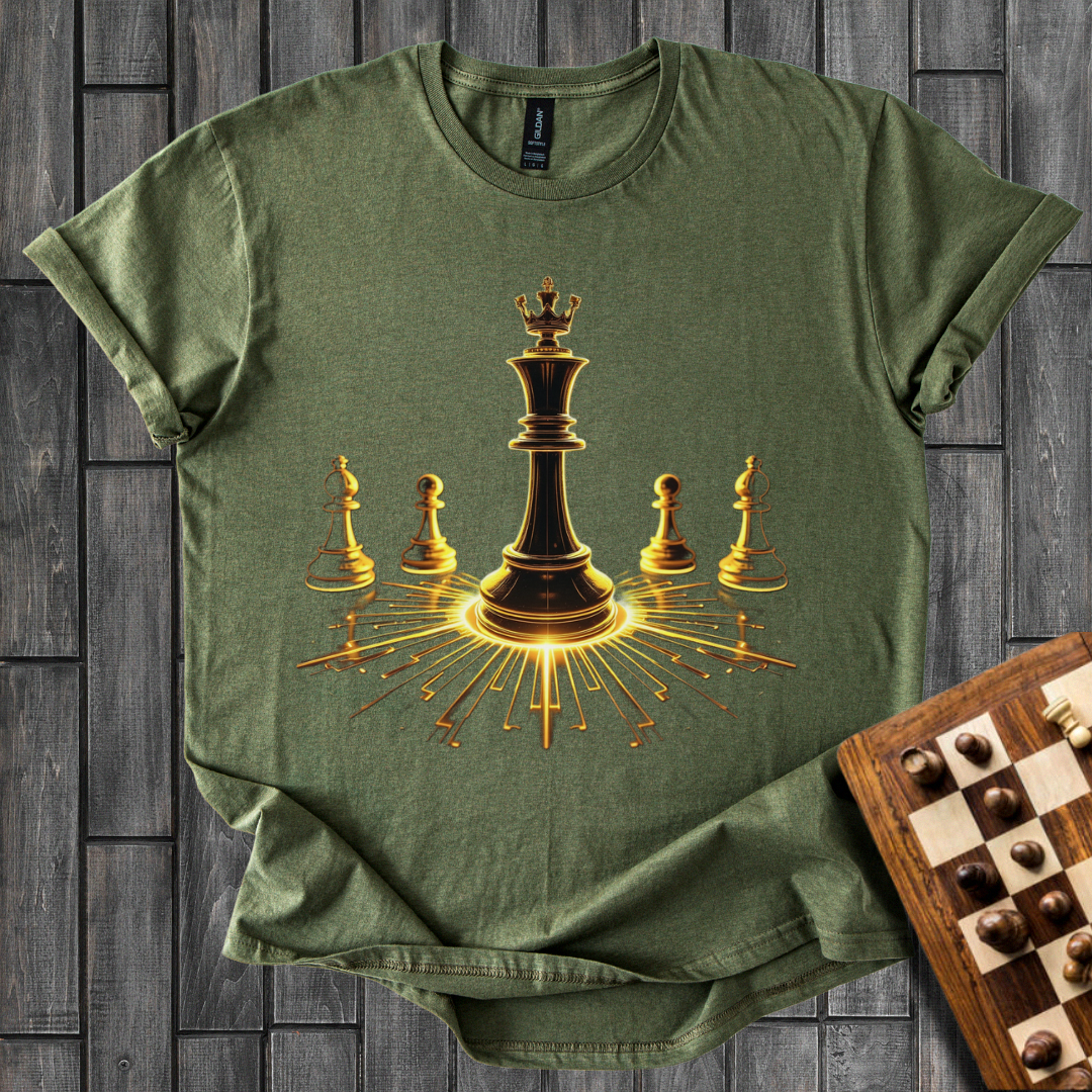 Golden Game Master Chess T-Shirt