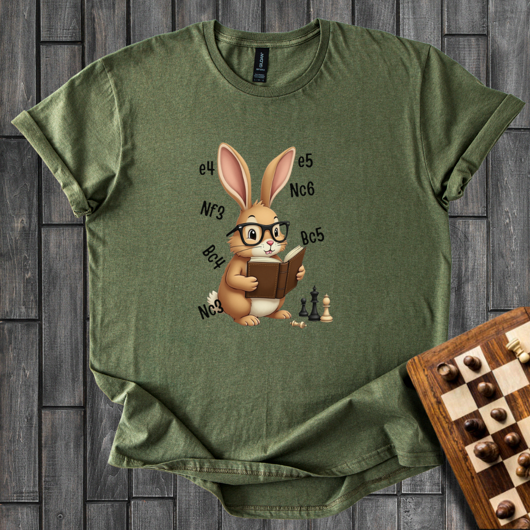 Easter Bunny's Studies Chess T-Shirt