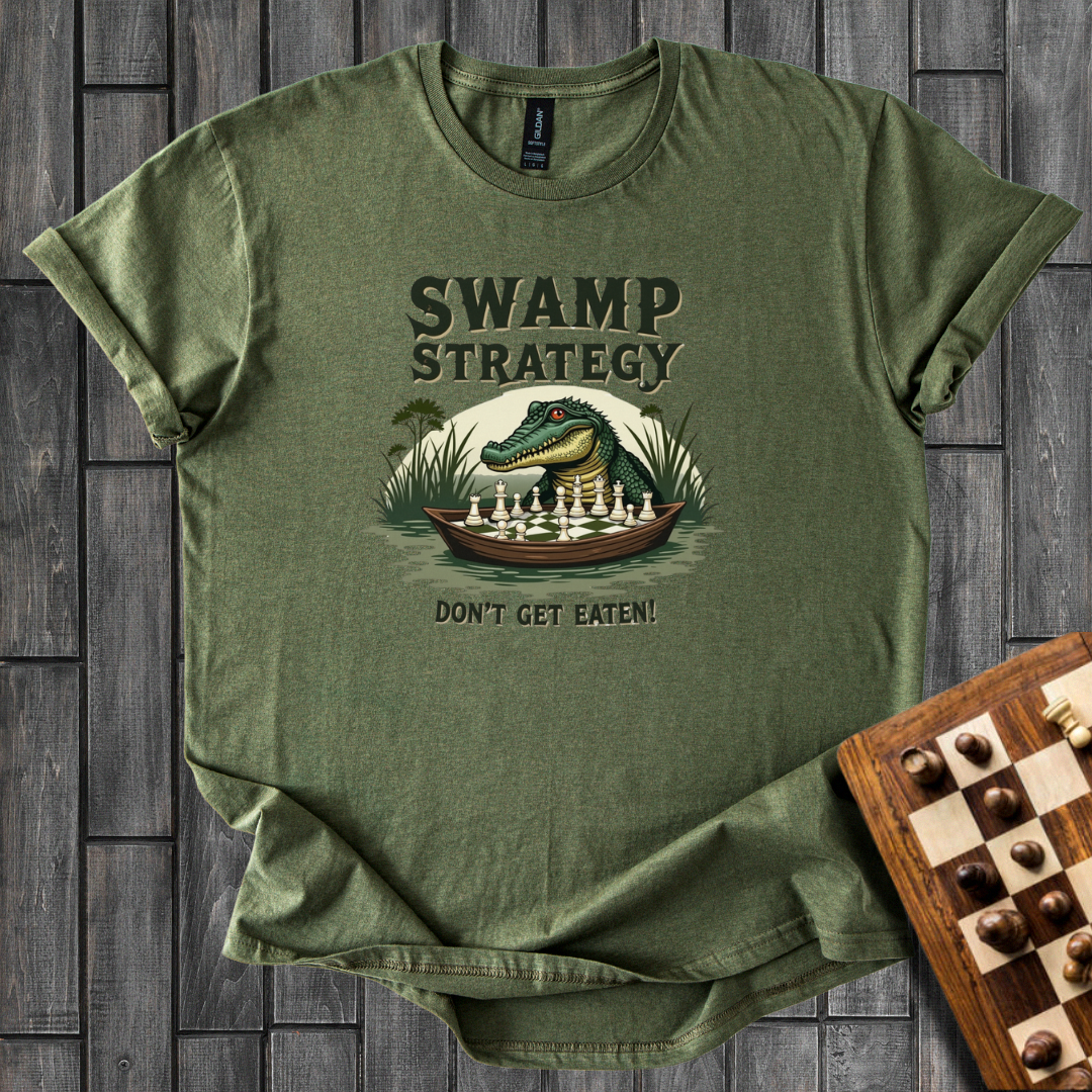 Swamp Strategy Chess T-Shirt