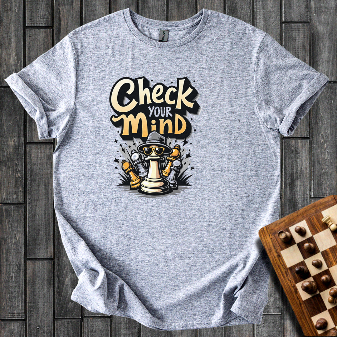 Check Your Mind Chess T-Shirt