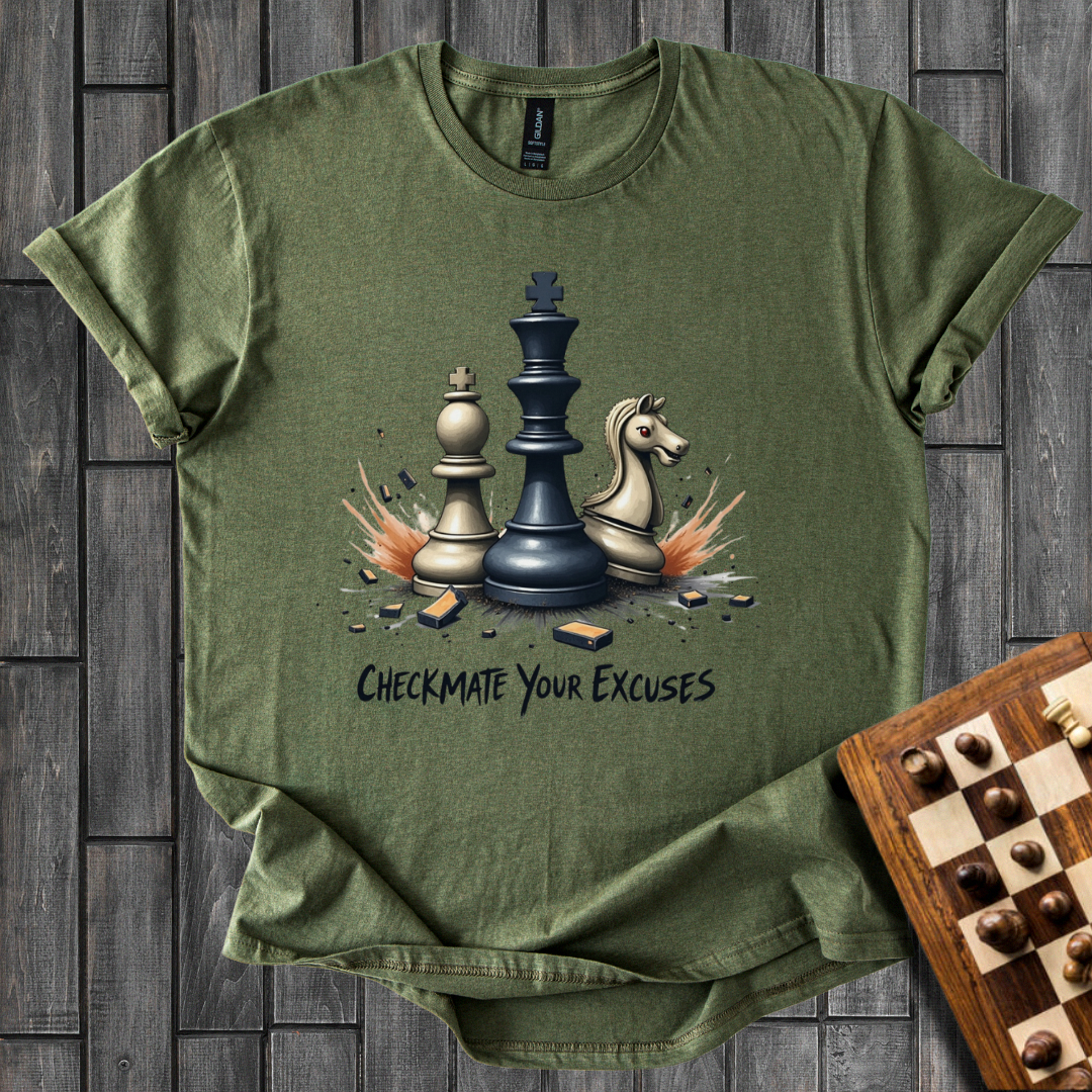Checkmate Your Excuses Chess T-Shirt