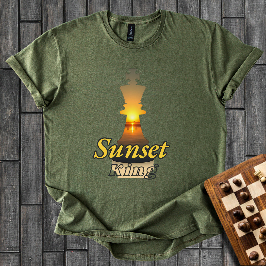 Sunset King Chess T-Shirt