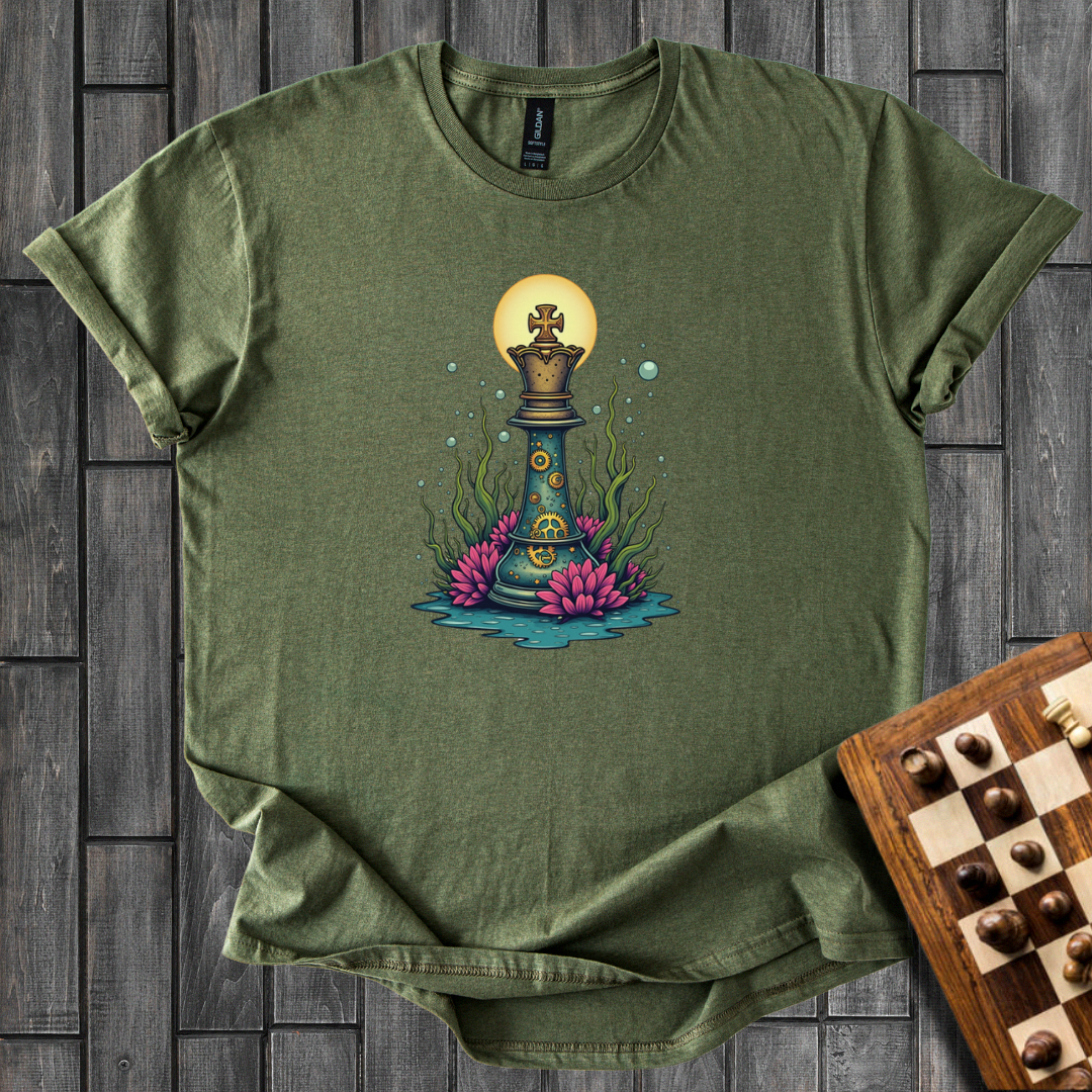 Steampunk Reef Chess T-Shirt