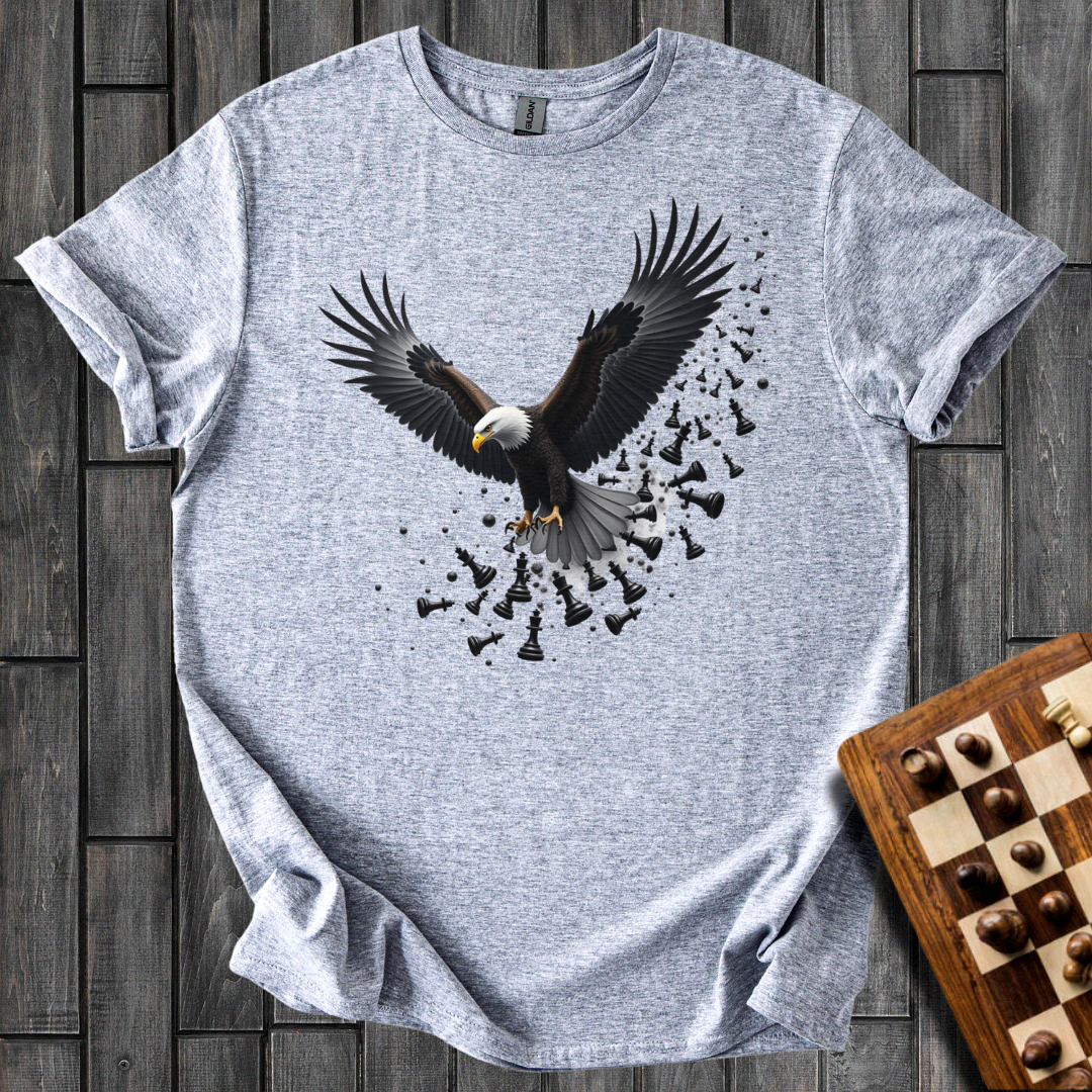 Wings Over the Chess Pieces T-Shirt