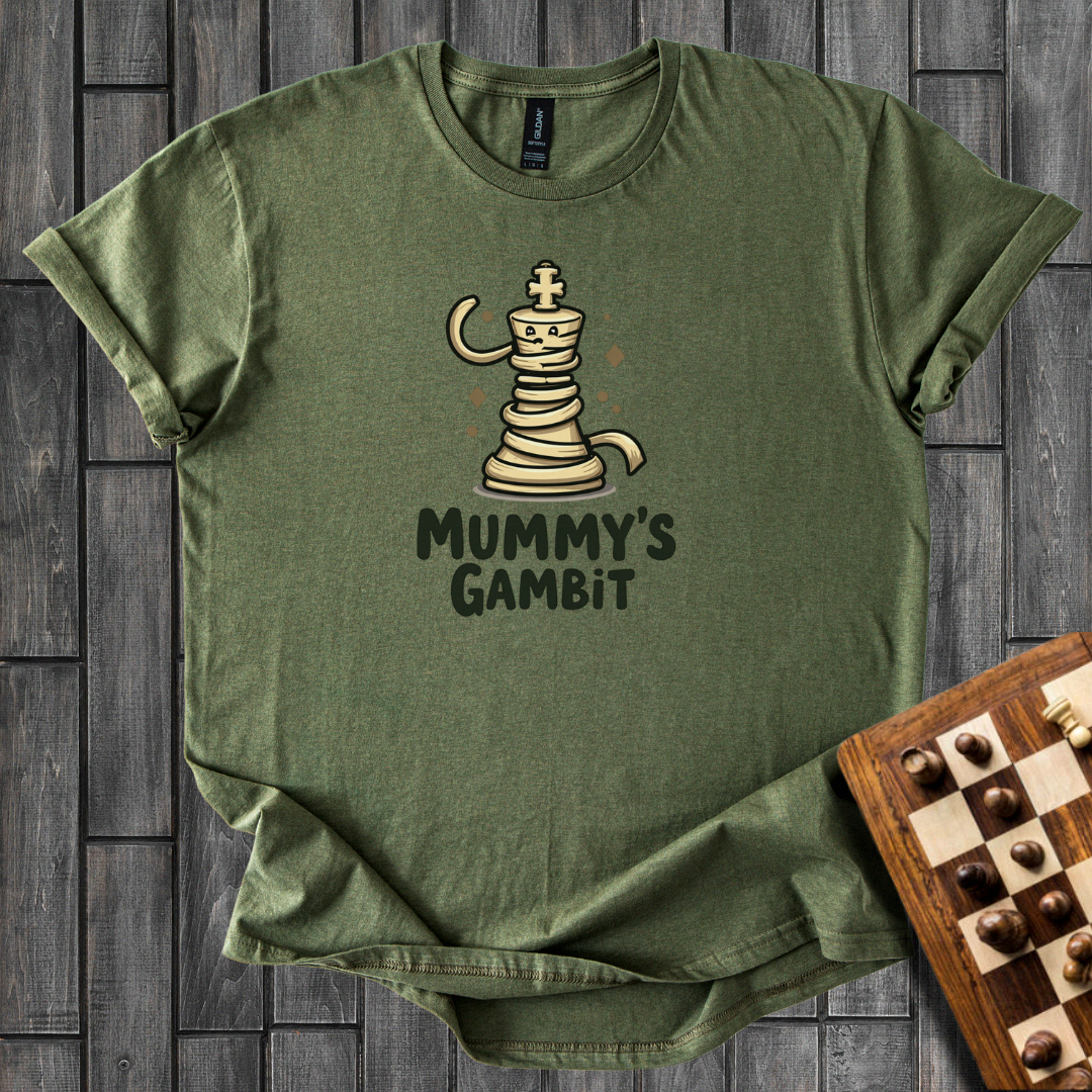 Mummy's Gambit Chess T-Shirt