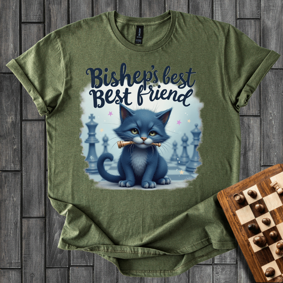 Paw-sitional Bishop Chess T-Shirt