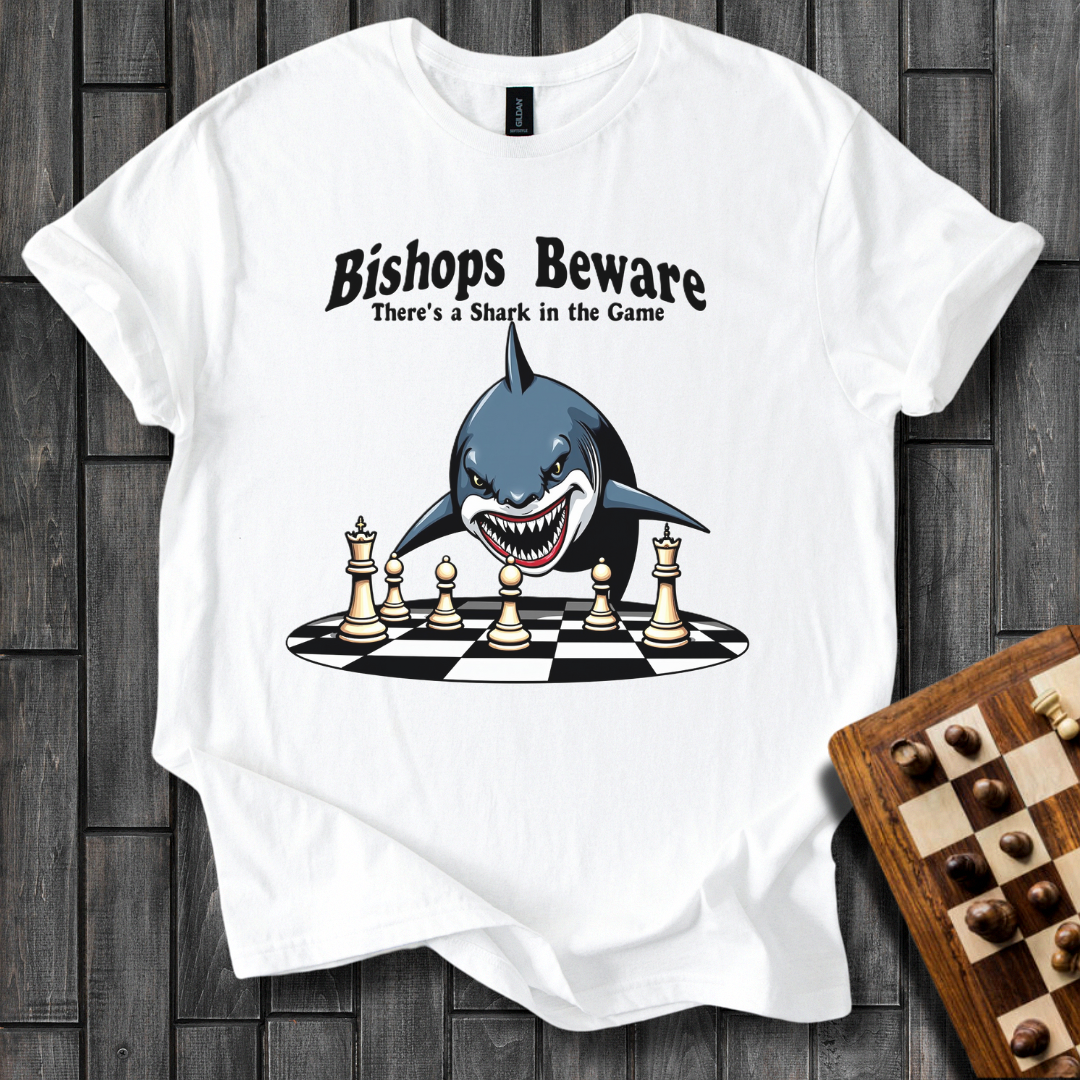 Shark Attack Chess T-Shirt