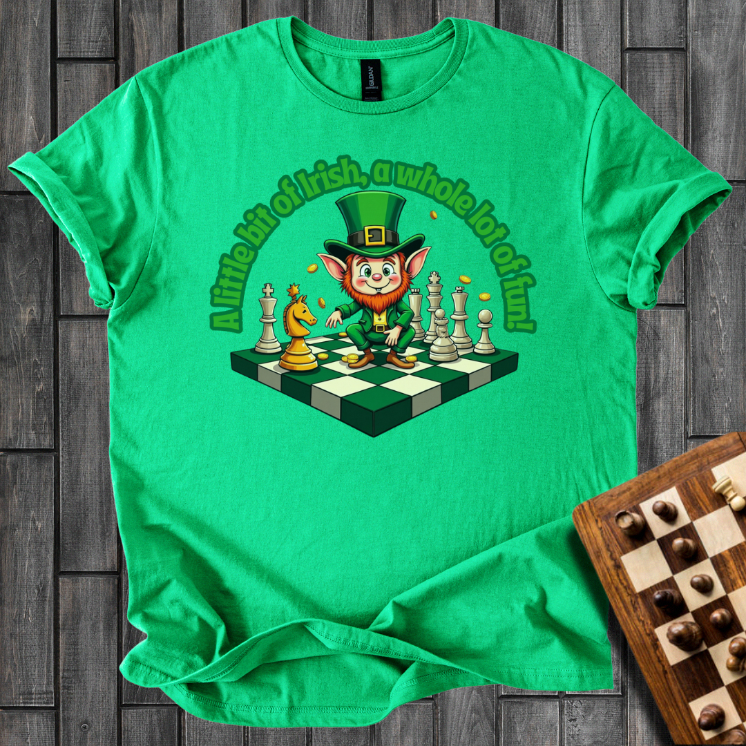 St. Patrick’s Day Leprechaun Chess T-Shirt