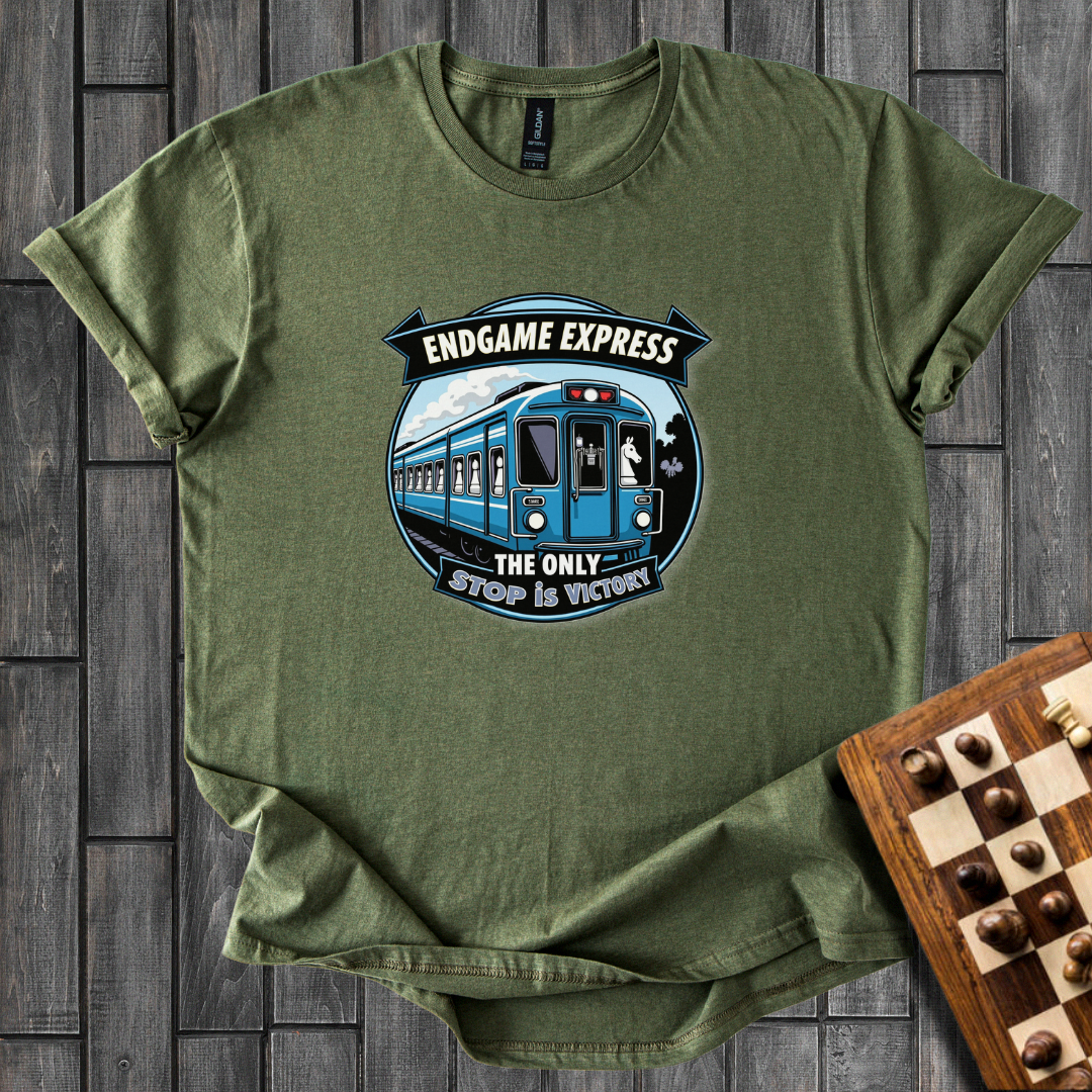 Victory Train Chess T-Shirt