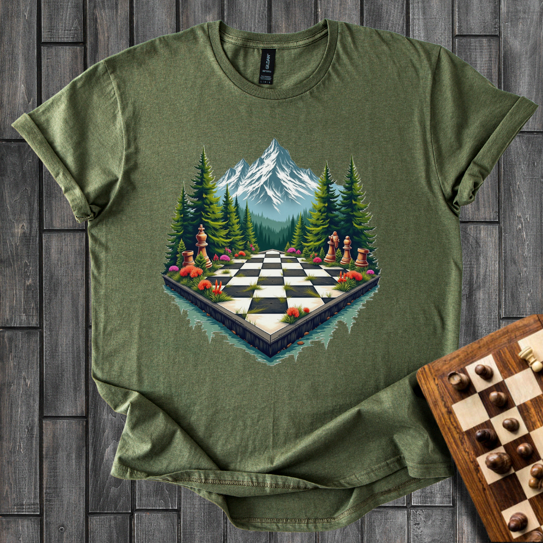 Green Peaks Chess T-Shirt