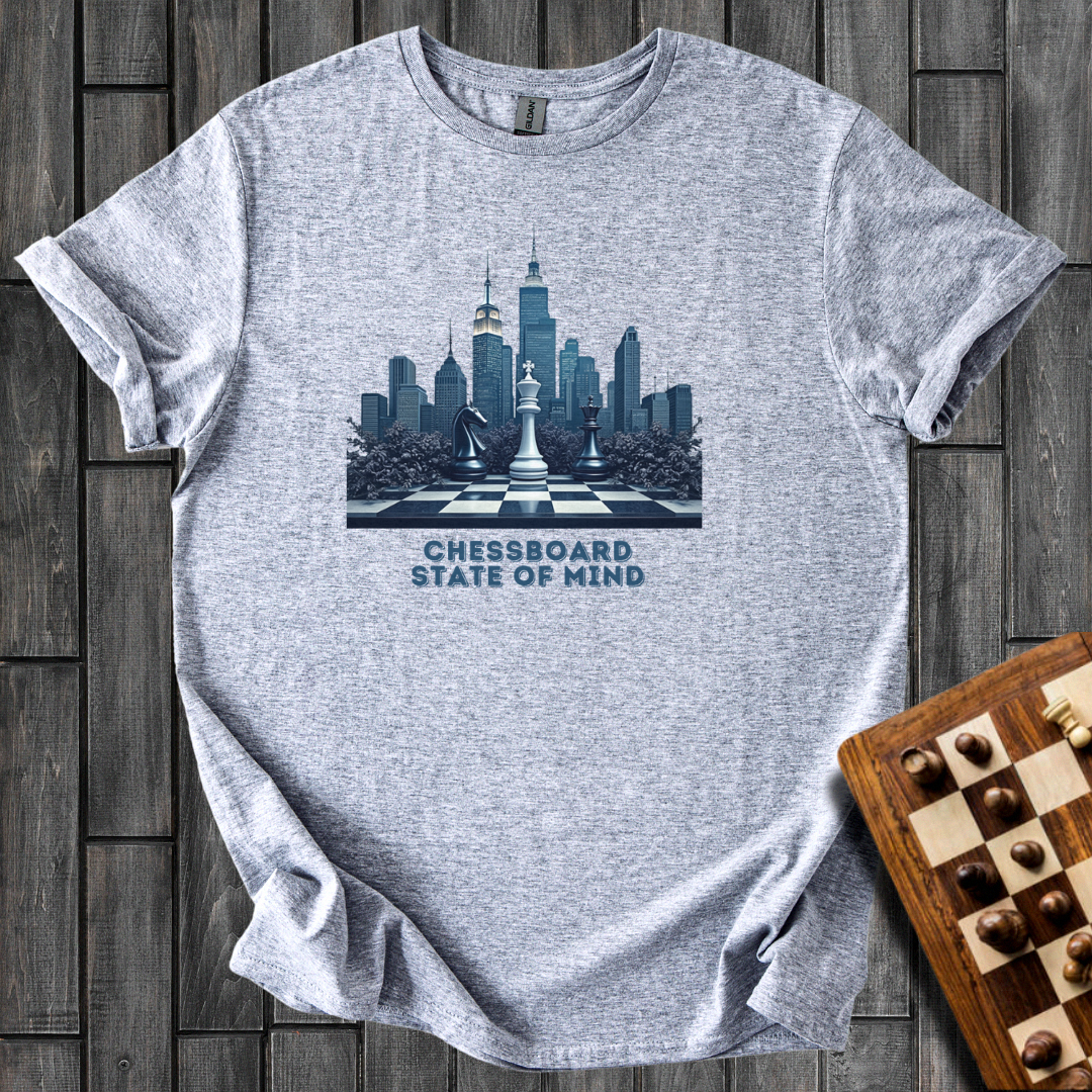 Chessboard State of Mind Chess T-Shirt