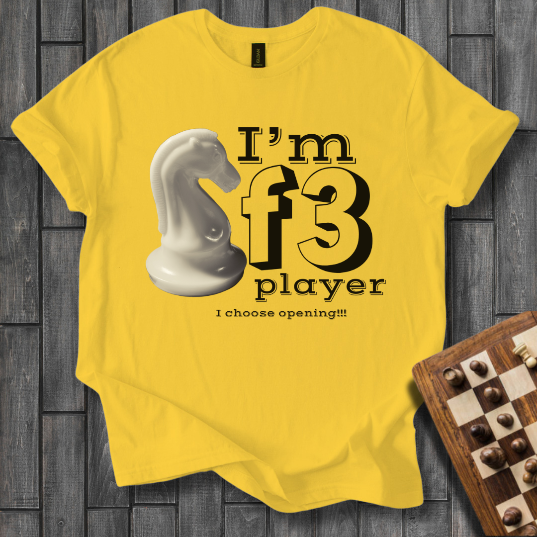 Nf3 Player Chess T-Shirt