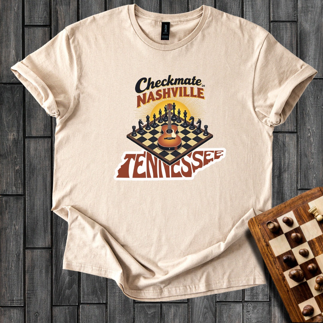 Checkmate in Nashville Chess T-Shirt