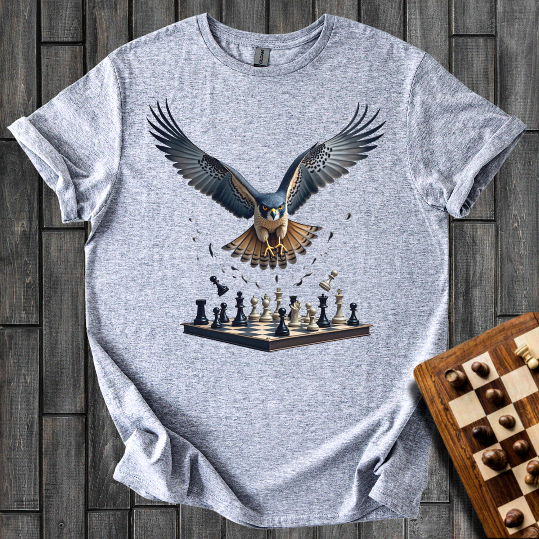 Falcon’s Flight Path Chess T-Shirt