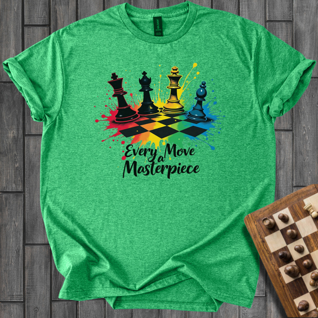 Colorfull Move Chess T-Shirt