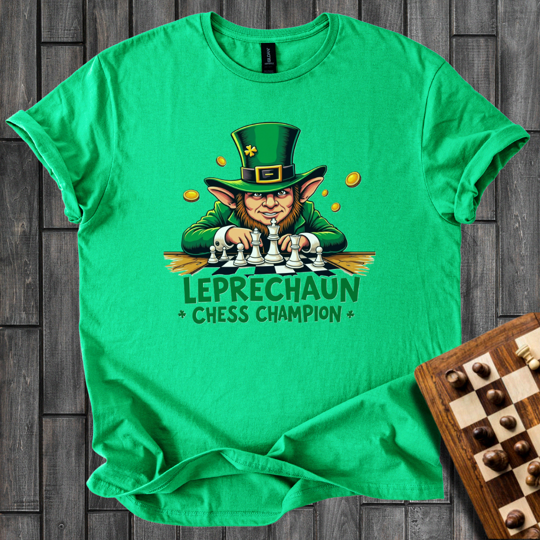 Leprechaun Chess Champion T-Shirt