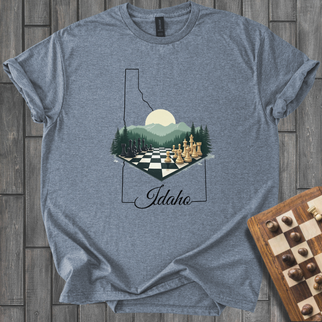 Idaho’s Golden Hour Chess T-Shirt
