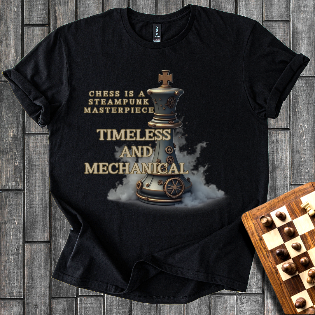 The Gilded Guardian Chess T-Shirt