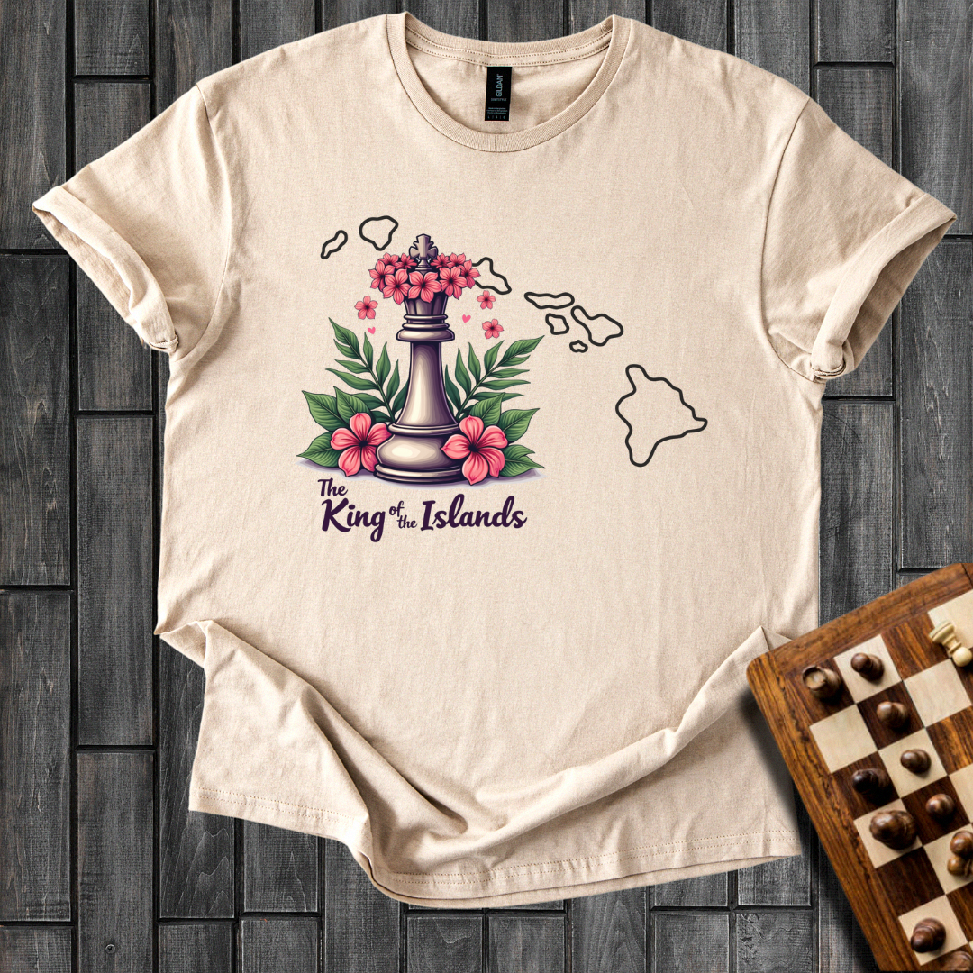 The King Of The Islands Chess T-Shirt