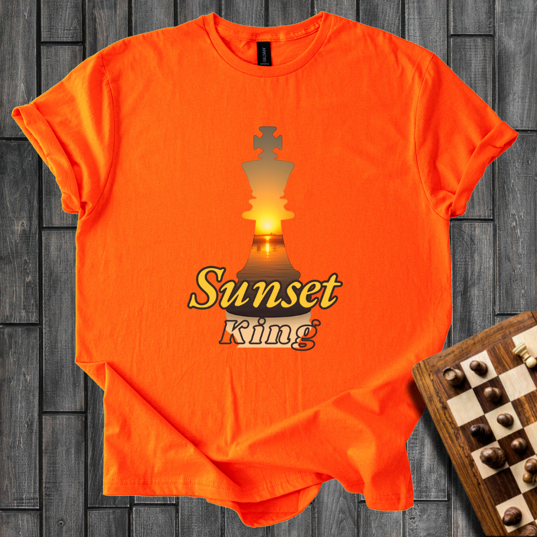Sunset King Chess T-Shirt
