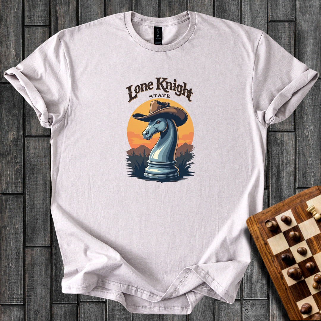Lone Knight State Chess T-Shirt